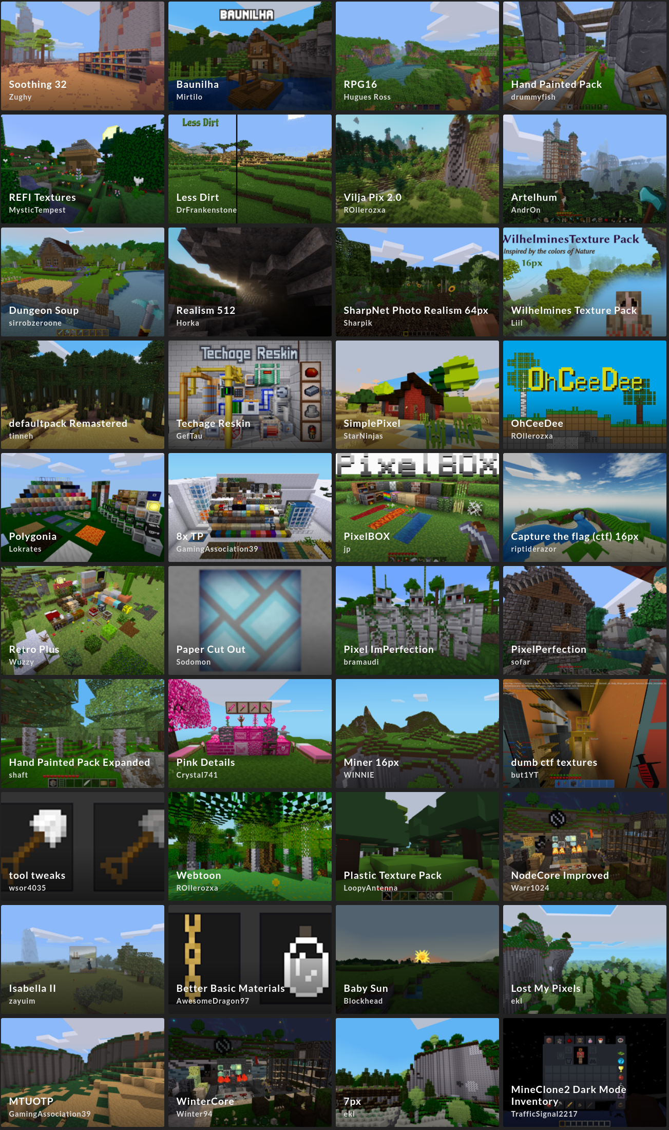 Browse more texture packs on ContentDB